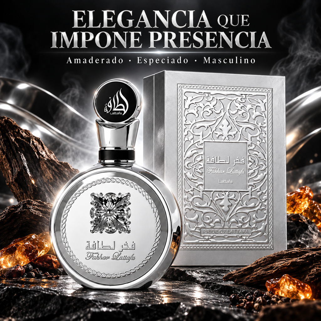 Lattafa Fakhar Platin – Eau de Parfum para Hombre 100 ml