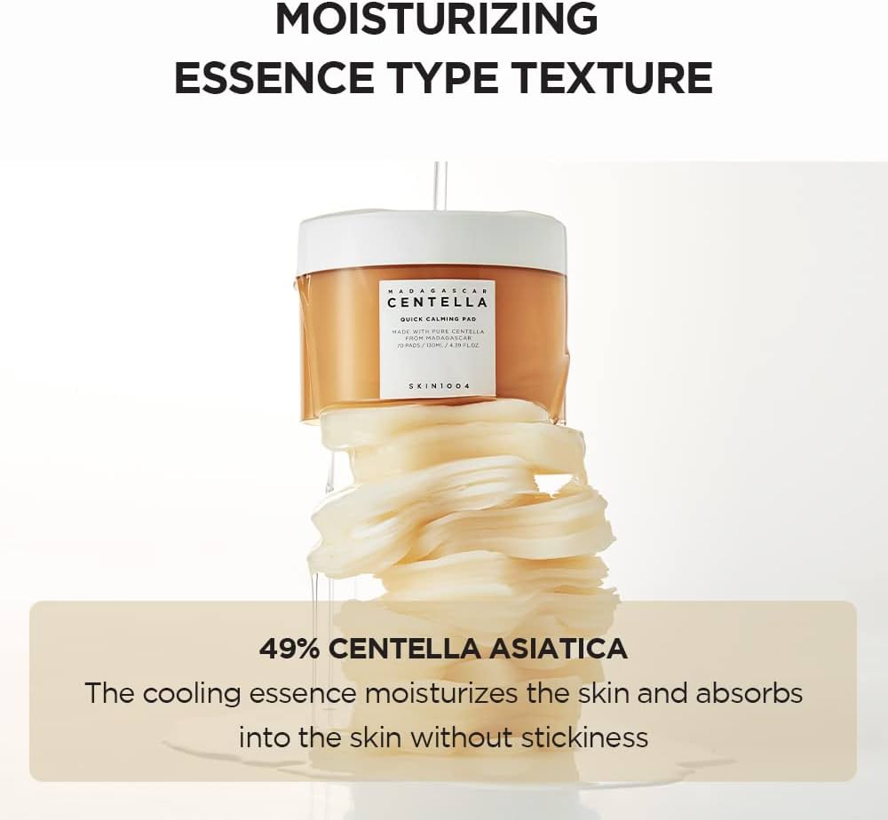 SKIN1004 – Discos faciales calmantes hidratantes 70 unidades / 130 ml