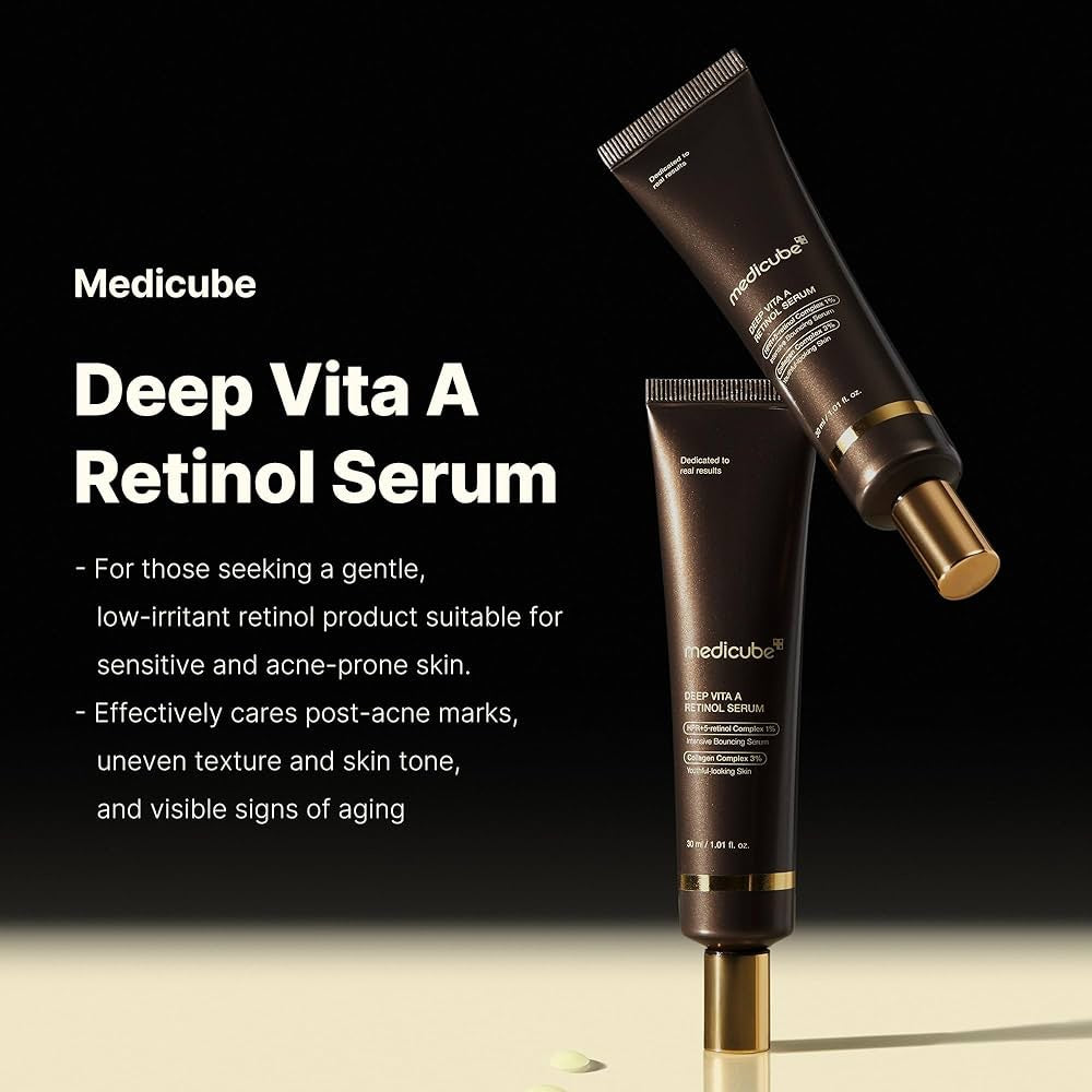 Medicube – Sérum Facial con Retinol y Crema Vita C