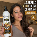 Be'Shyne – Crema de Peinado para Cabello Seco con Argán 500 ml