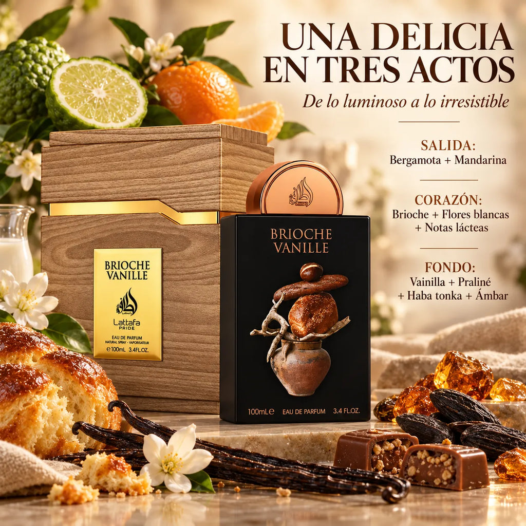 Lattafa Pride – Brioche Vanille Perfume de Vainilla para Mujer 100ml