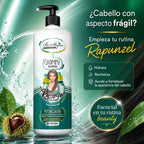 Be´Shyne® – Champú Rapunzel Potenciador con Biotina y Castaño de Indias para Cabello Frágil 1000ml/500ml
