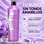 KayPro – Champú Antiamarillo No Yellow Gigs para Cabellos Rubios y Grises 1000 ml