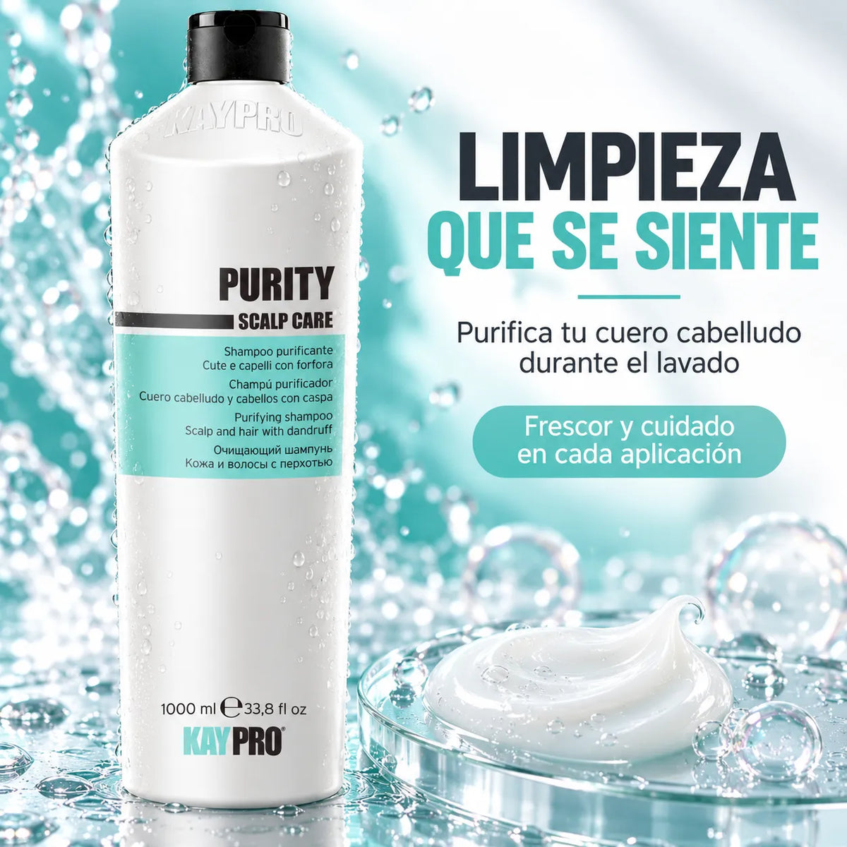 KAYPRO – Champú Anticaspa Purity Purificante 1000 ml