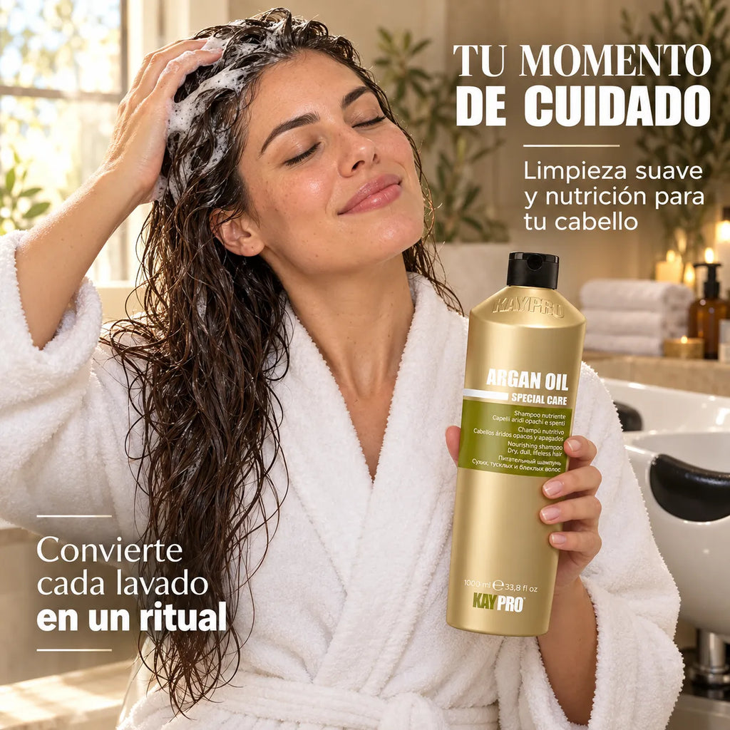 Kaypro Special Care – Champú con Aceite de Argán Nutritivo 1000 ml