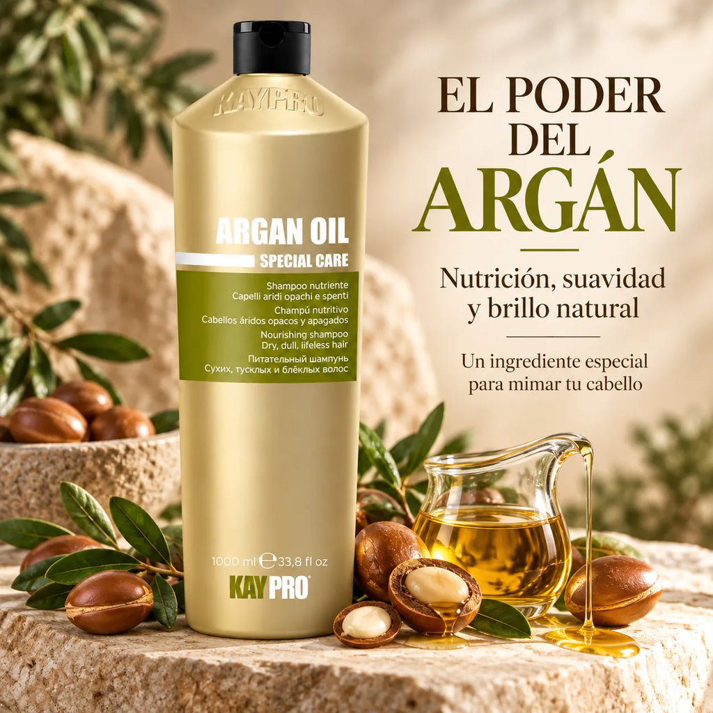 Kaypro Special Care – Champú con Aceite de Argán Nutritivo 1000 ml