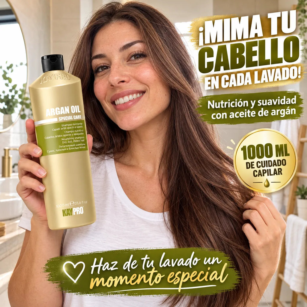 Kaypro Special Care – Champú con Aceite de Argán Nutritivo 1000 ml