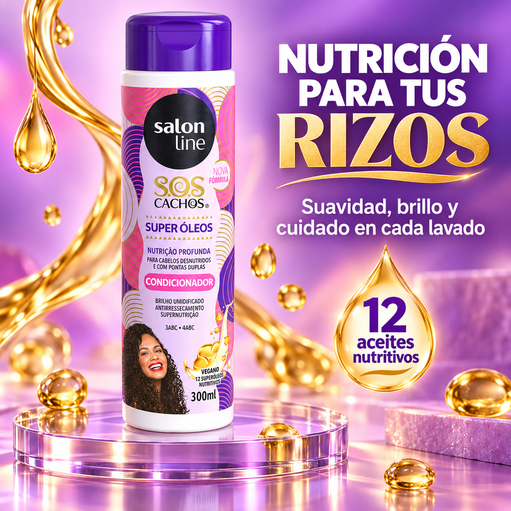Salon Line – Acondicionador para Cabello Rizado Nutritivo 300ml