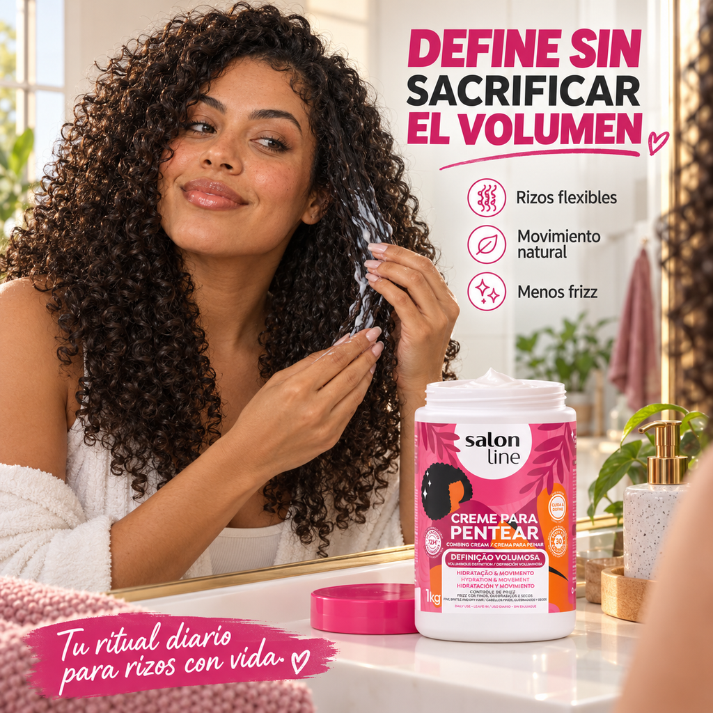 Salon Line – Crema para Peinar Rizos para Definición y Volumen 1 kg