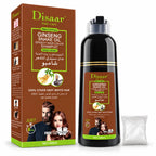 DISAAR – Champú Cubre Canas Castaño de Aplicación Rápida 400 ml