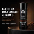 Ártico Men - Fibra capilar color marrón para mayor densidad visual 27 gr