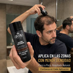 Ártico Men - Fibra capilar color marrón para mayor densidad visual 27 gr