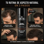 Ártico Men - Fibra capilar color marrón para mayor densidad visual 27 gr