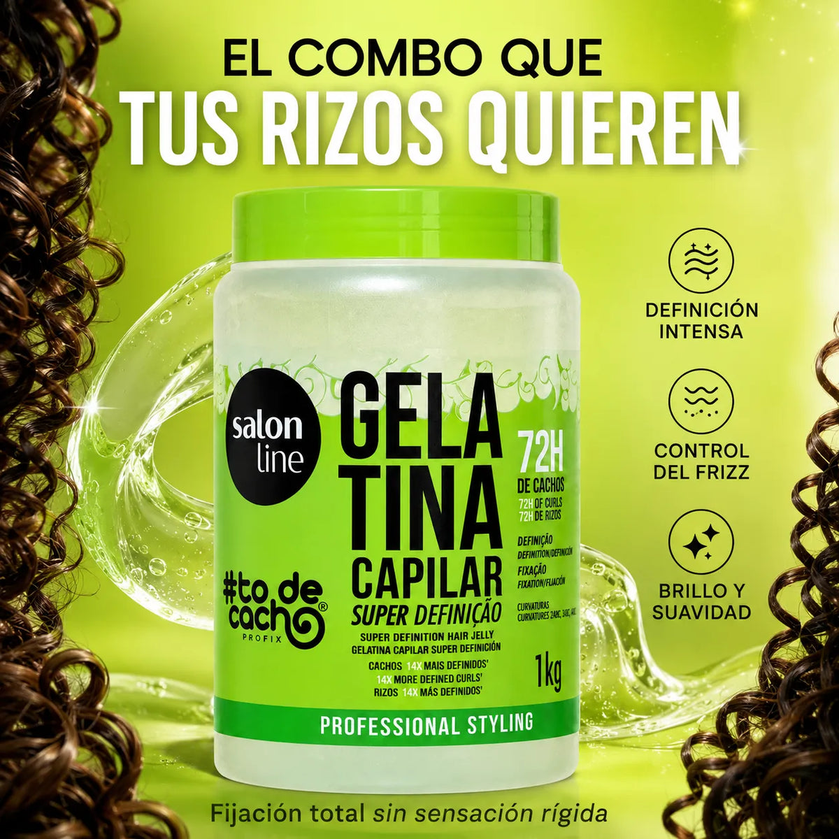 Salon Line – Gelatina para Rizos Super Definición 550g | 1 kg
