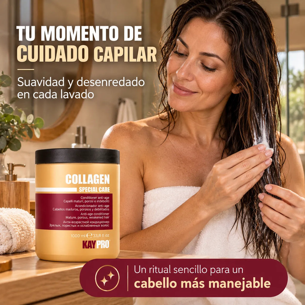 Kaypro Special Care Collagen – Acondicionador Desenredante y Suavizante 1000 ml
