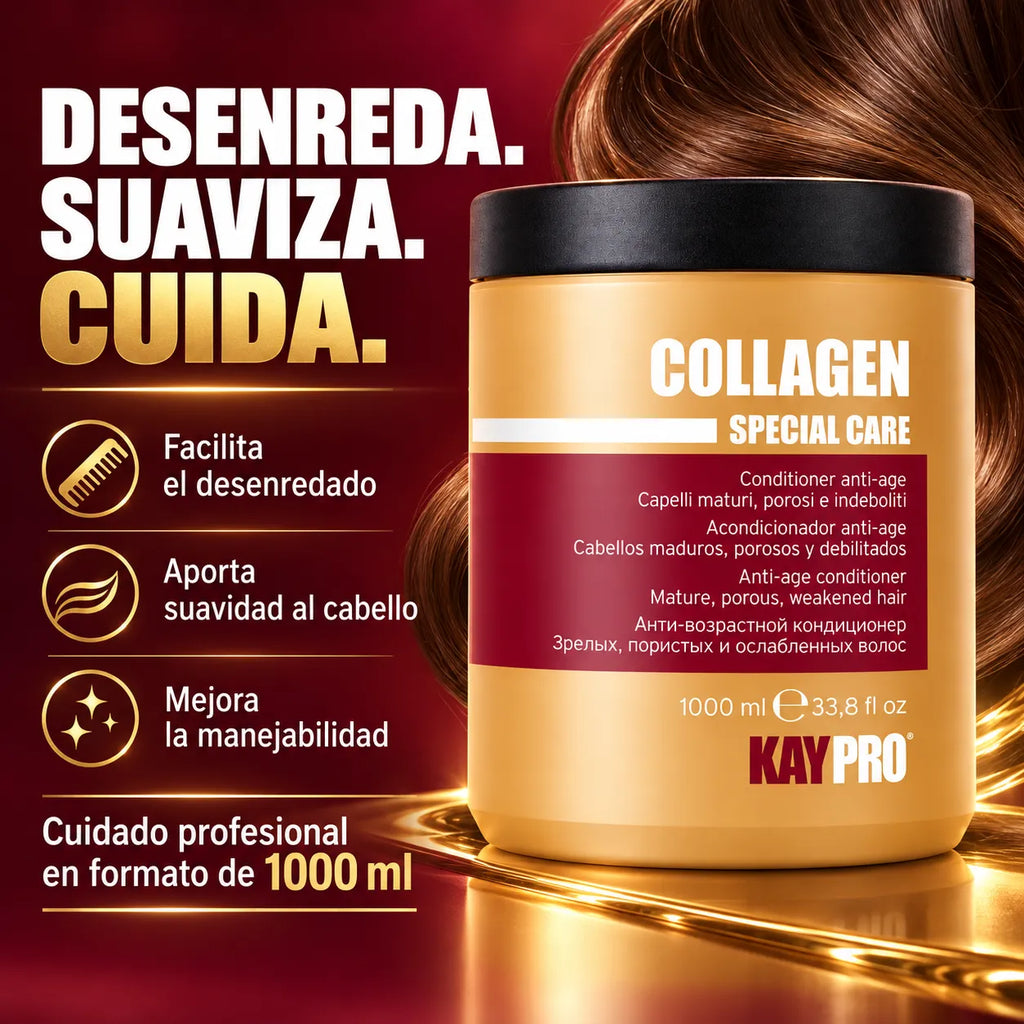 Kaypro Special Care Collagen – Acondicionador Desenredante y Suavizante 1000 ml