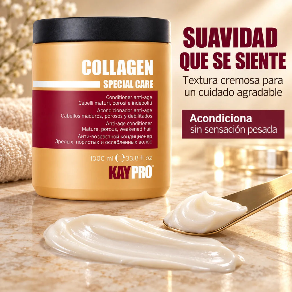 Kaypro Special Care Collagen – Acondicionador Desenredante y Suavizante 1000 ml