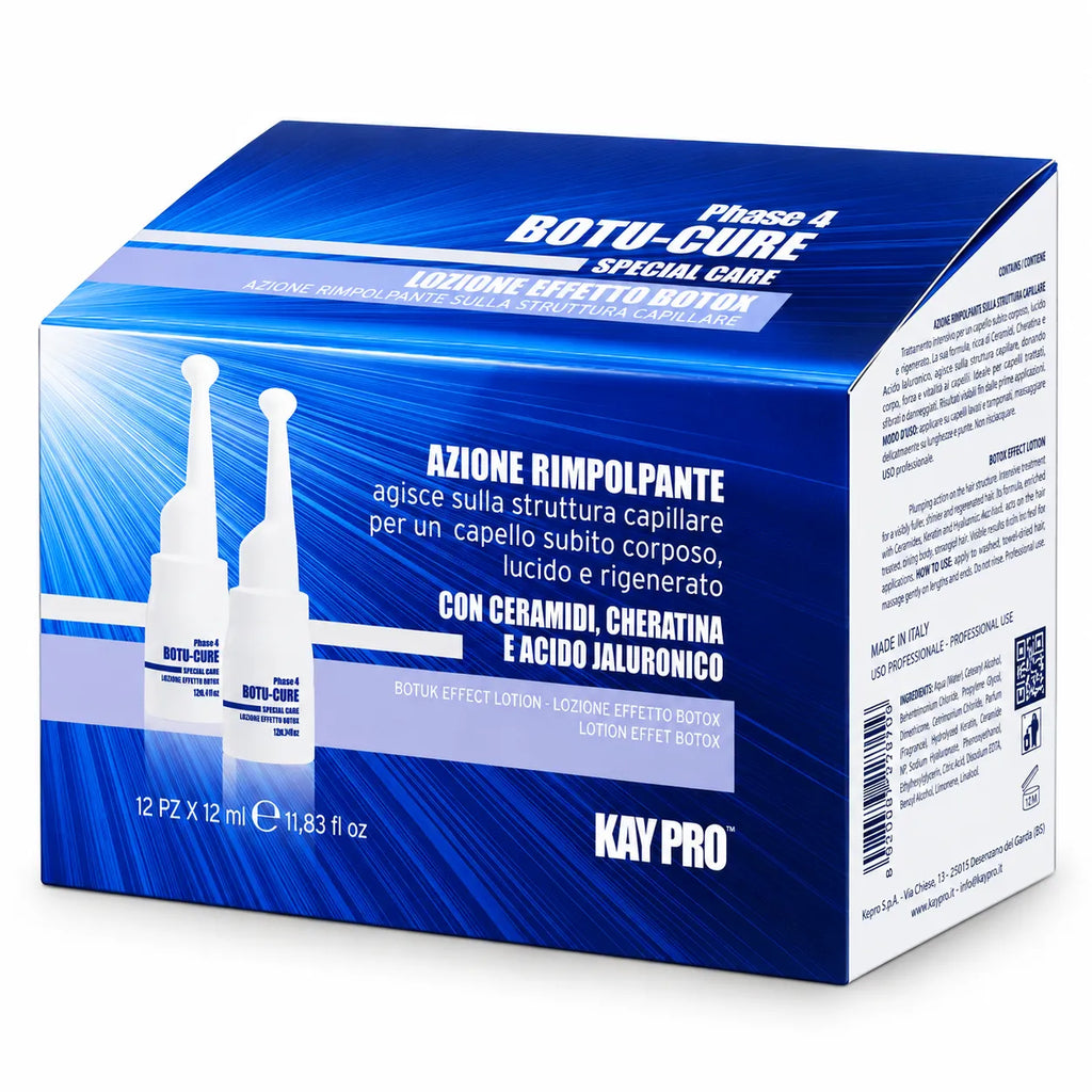 Kaypro – Ampollas para Cabello Dañado Botu-Cure Fase 4 12x12ml