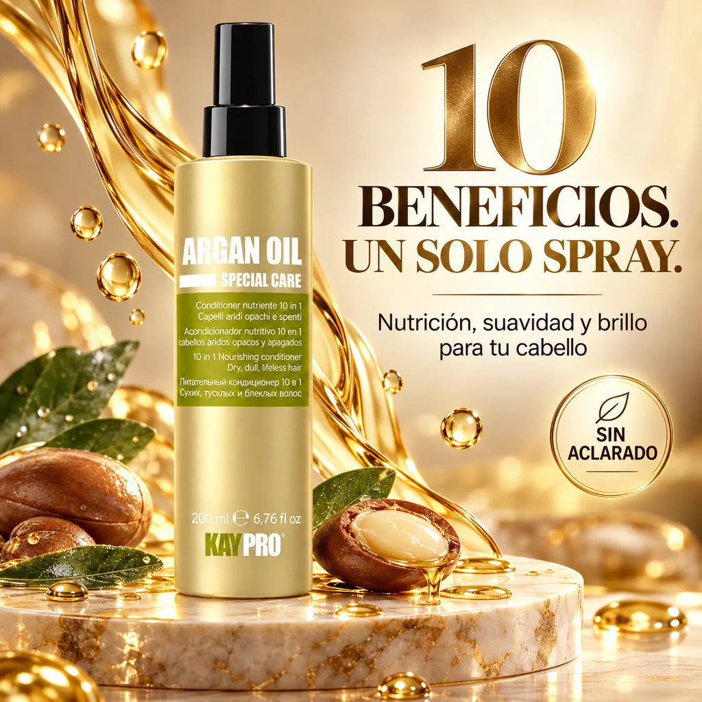 Kaypro Special Argan – Acondicionador en Spray para Cabello Seco 10 en 1 200 ml