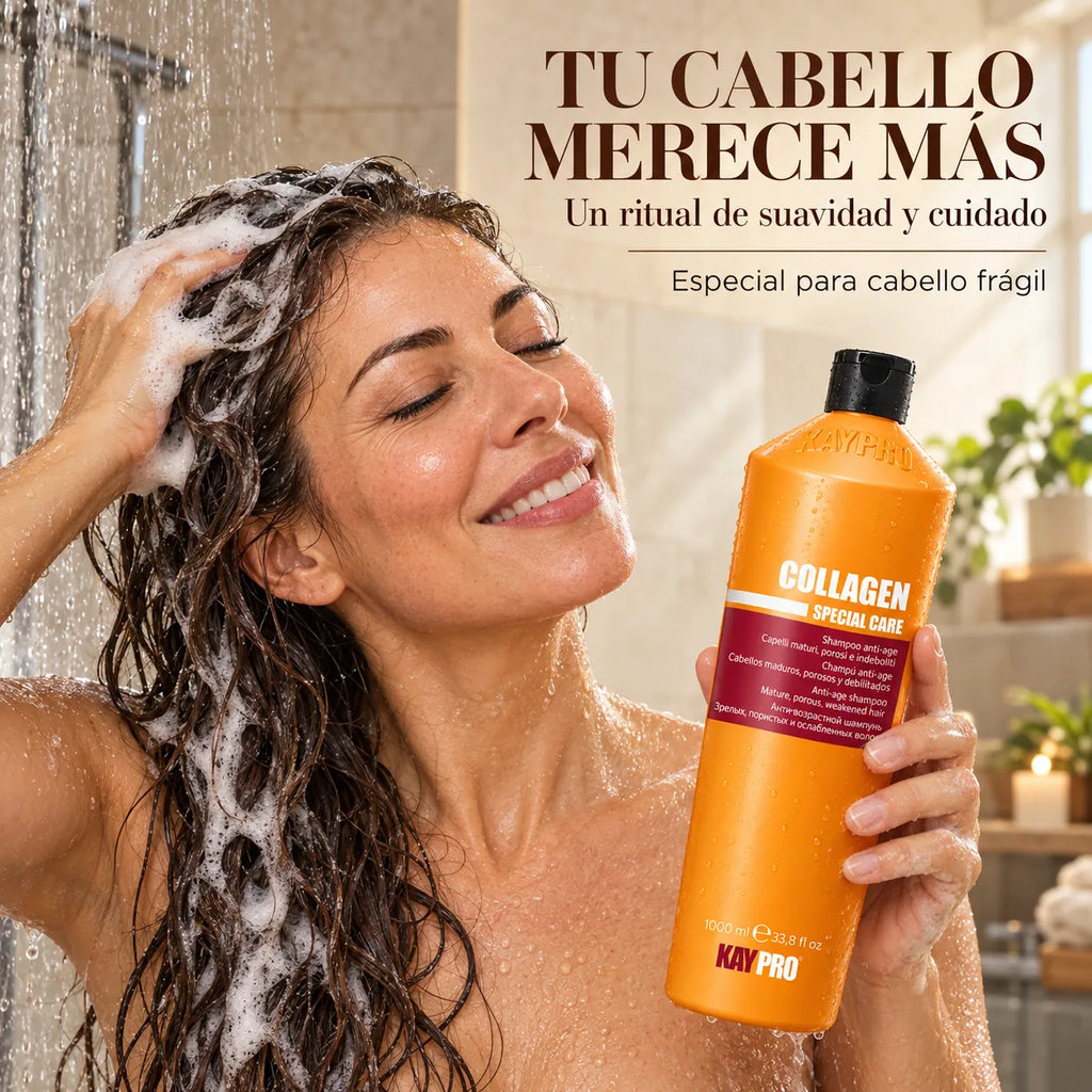 KAYPRO – Champú para cabello frágil Collagen Special Care 1000 ml