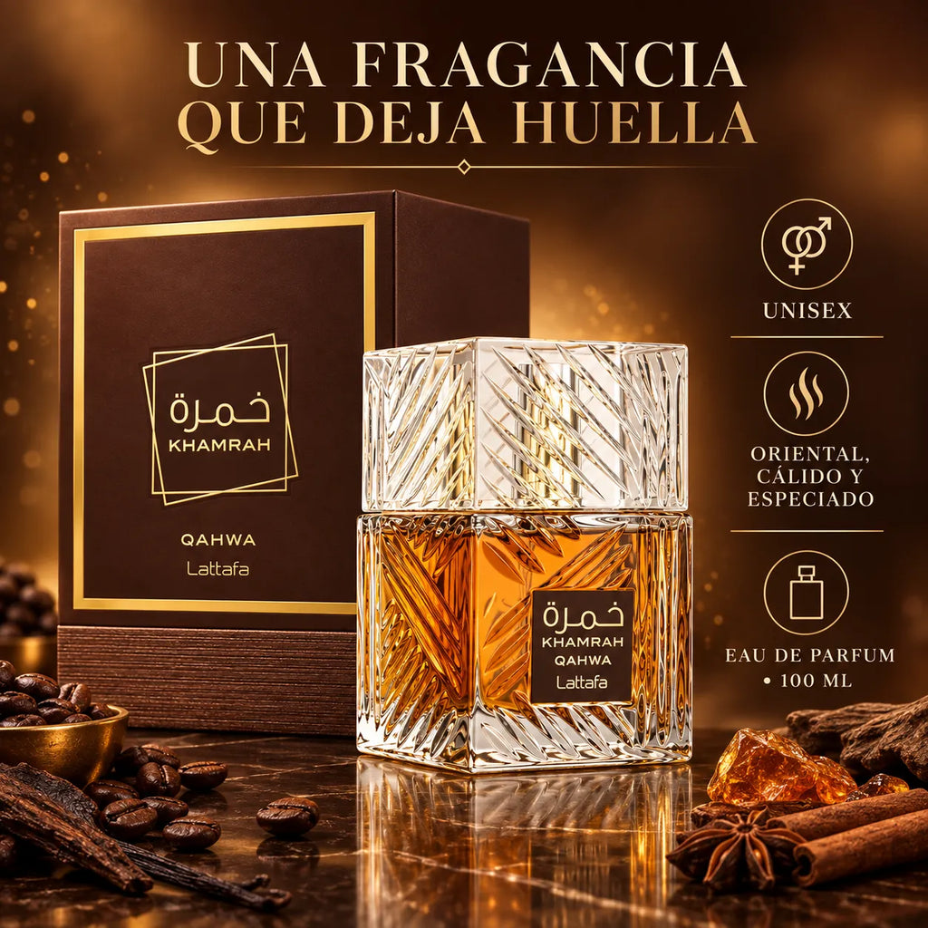 Lattafa – Perfume Unisex Oriental Khamrah Qahwa 100ml