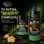 Be'Shyne – Combo Bombar para Cabello con Tendencia a la Caída: Champú 1000 ml + Mascarilla 1 kg