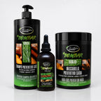 KIT BOMBAR - CHAMPÚ 1L, MASCARILLA 1Kg Y GOTERO, Tratamiento crecimiento del cabello, Kit capilar fuerza y brillo,   Cuidado del cabello,  Pack anticaída y crecimiento
