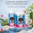 Be'Shyne Kids Mini Rizos, pack de champú y mascarilla para rizos infantiles - imagen 5