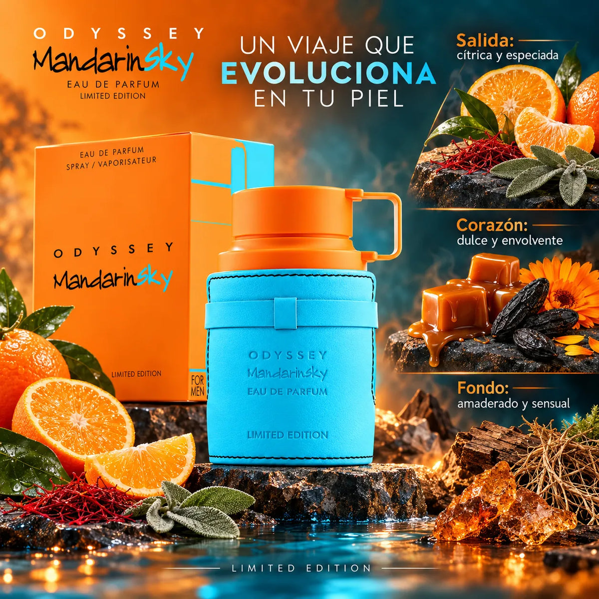 Armaf – Perfume para hombre Odyssey Mandarin Sky 100 ml