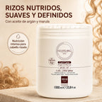 Ever Ego Italy – Mascarilla para Cabello Rizado Nutritiva y Antiencrespamiento 1000 ml