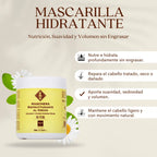 Ever Ego Italy - Mascarilla Reestructurante de Coco Nutrición, Suavidad y Volumen sin Engrasar | 1000/300 ml