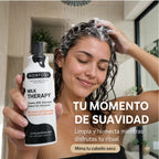 MORFOSE – Champú para cabello seco Milk Therapy con hidratación y suavidad 500/1000 ml