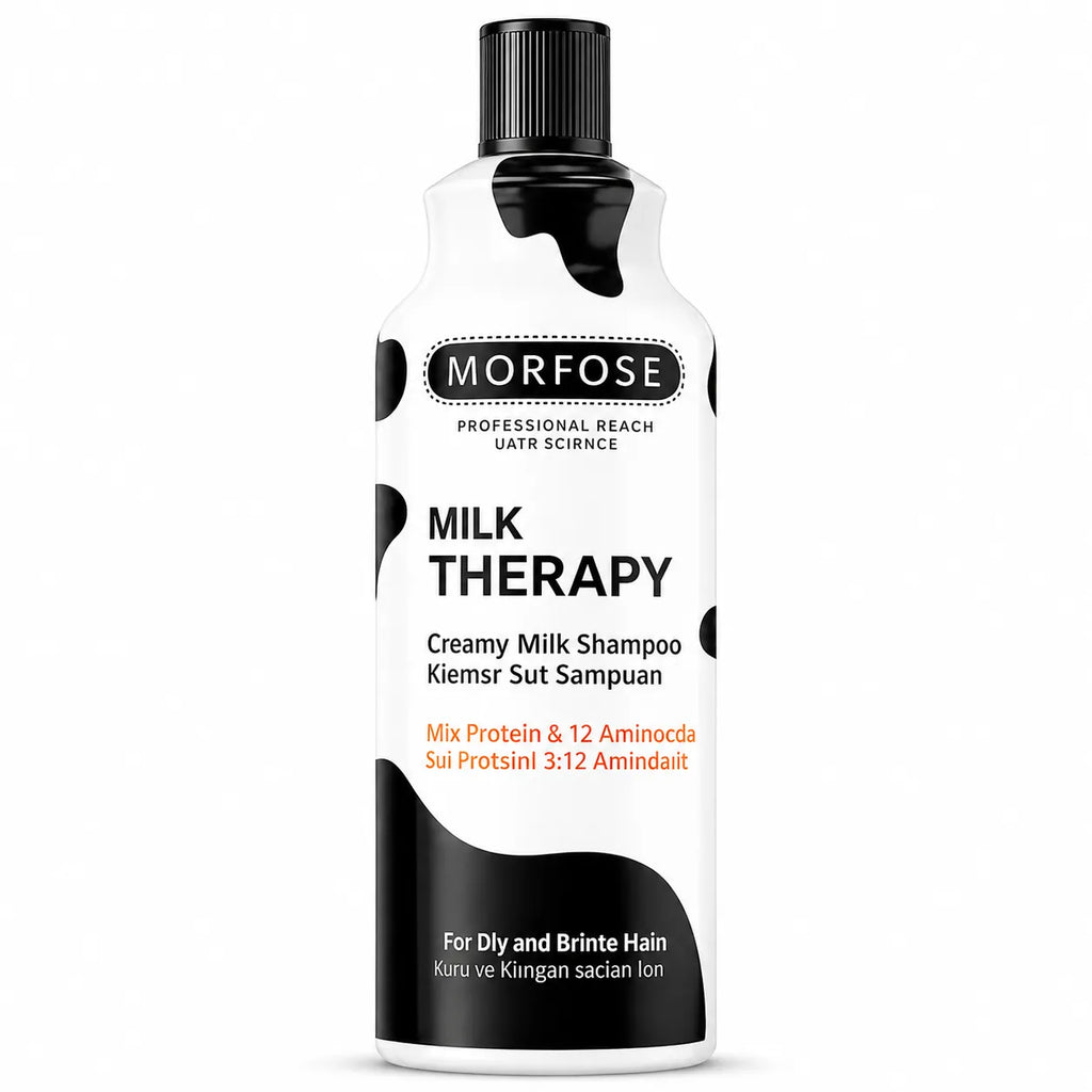 MORFOSE – Champú para cabello seco Milk Therapy con hidratación y suavidad 500/1000 ml
