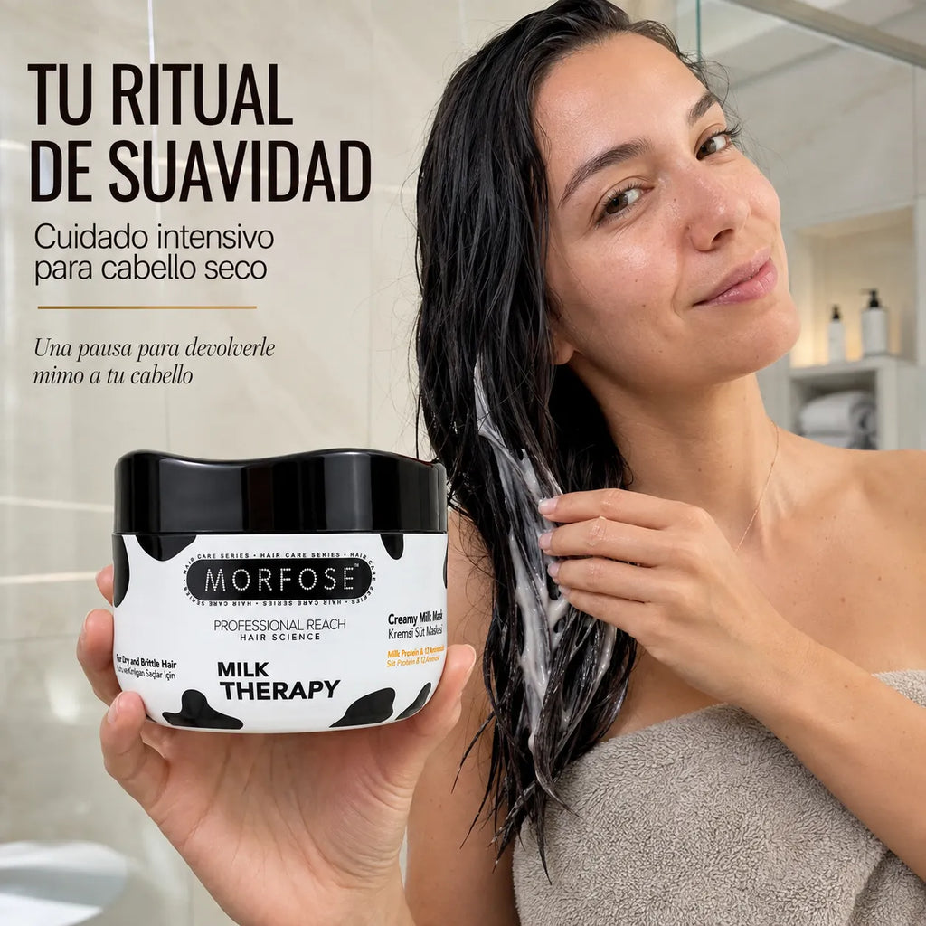 Morfose – Mascarilla para Cabello Seco Creamy Milk Therapy 500 ml