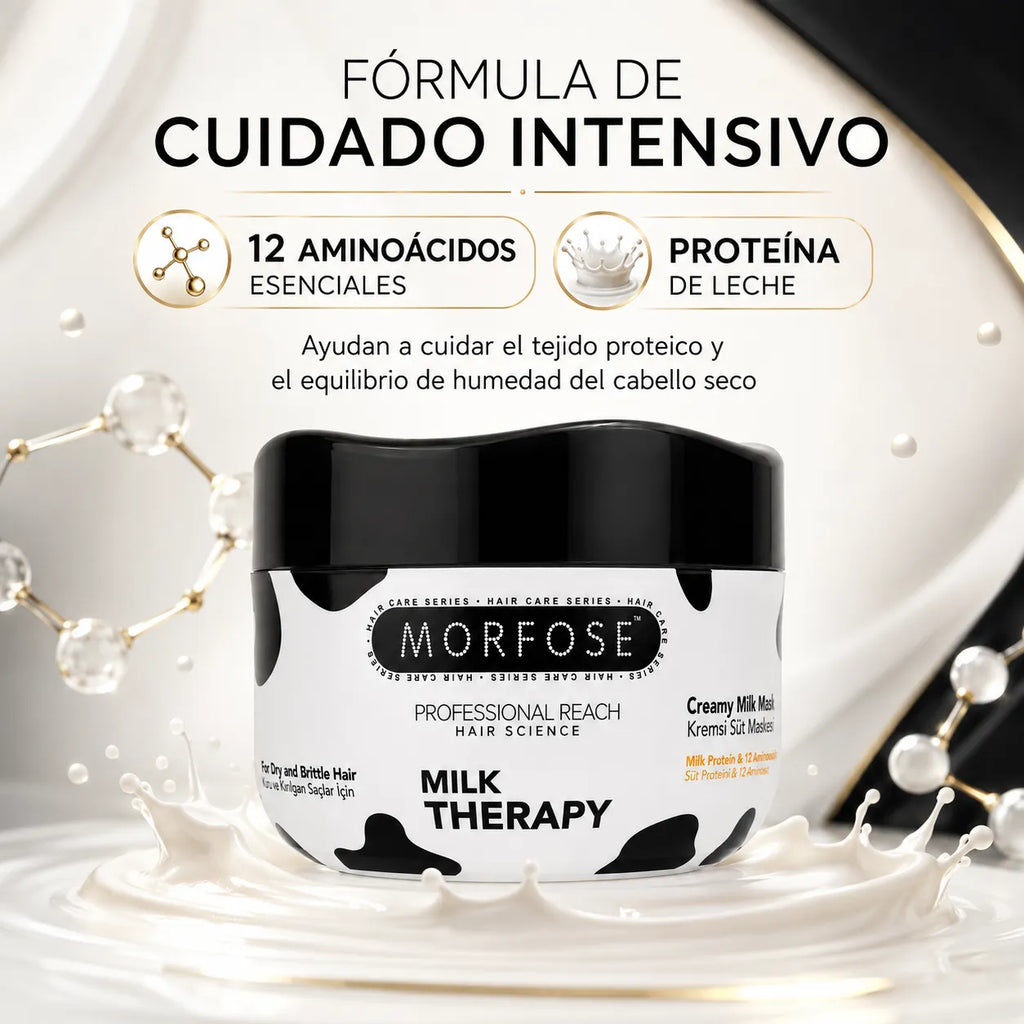Morfose – Mascarilla para Cabello Seco Creamy Milk Therapy 500 ml