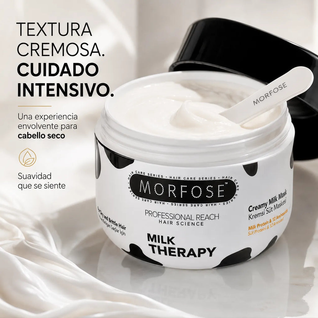 Morfose – Mascarilla para Cabello Seco Creamy Milk Therapy 500 ml
