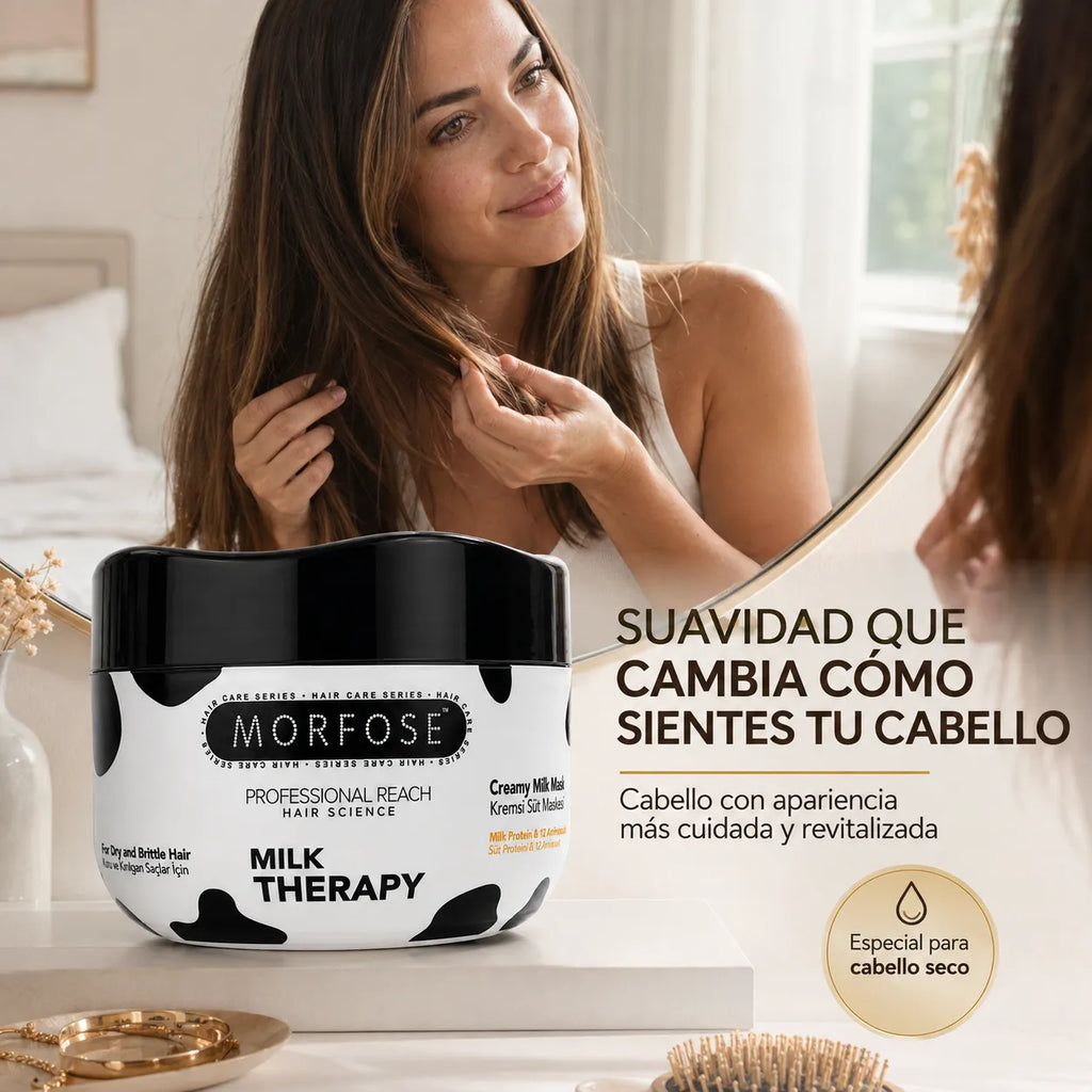 Morfose – Mascarilla para Cabello Seco Creamy Milk Therapy 500 ml