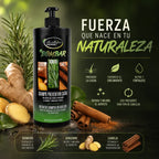 Be’Shyne – Champú +Bombar Nutritivo con Romero para Fortalecer y Cuidar el Cabello 1000 ml