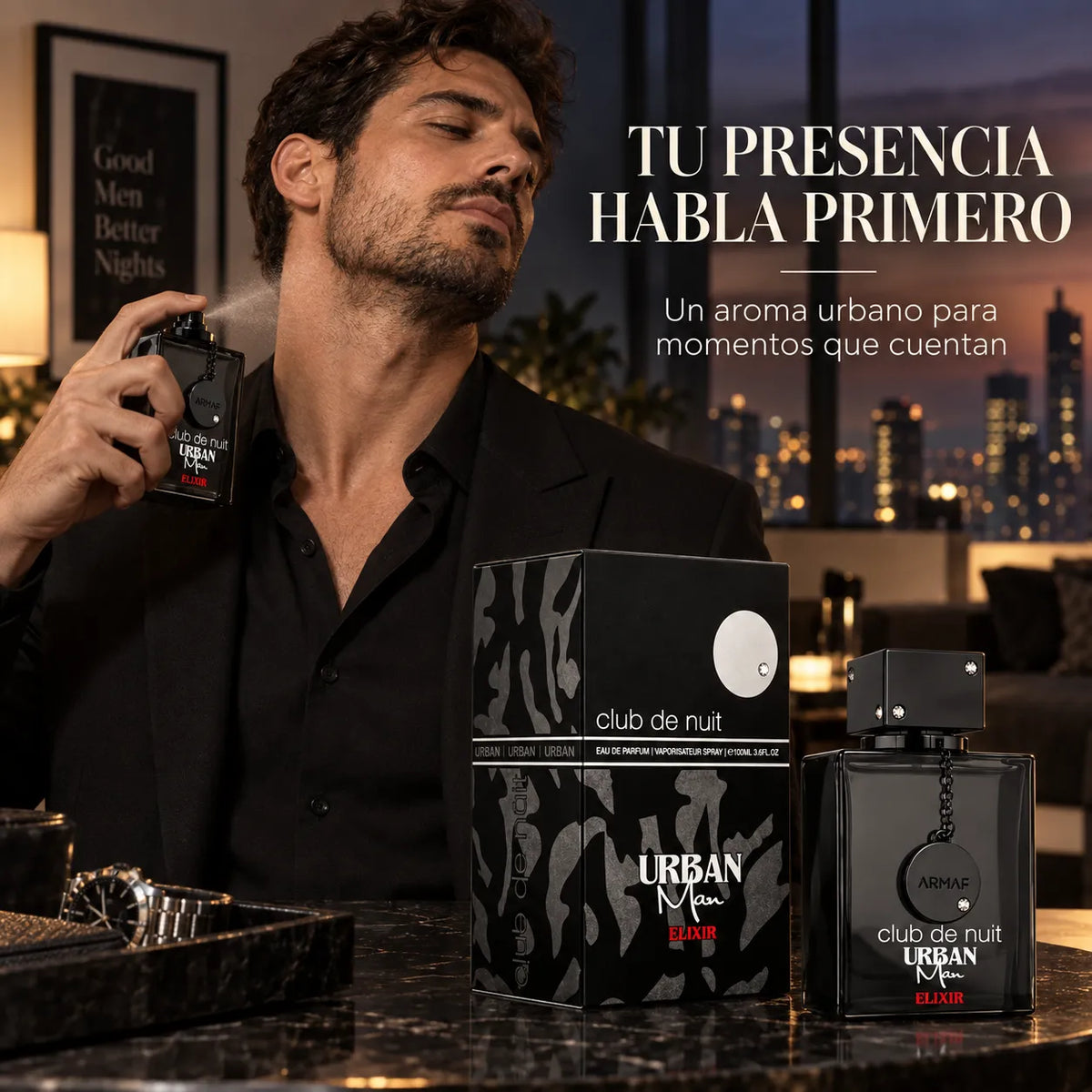 ARMAF – Perfume para Hombre Club De Nuit Urban Man Elixir 105 ml