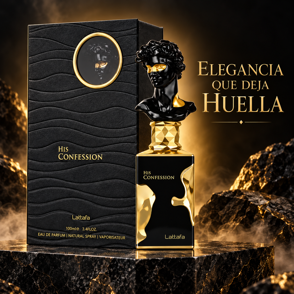 Lattafa His Confession – Perfume para hombre 100 ml