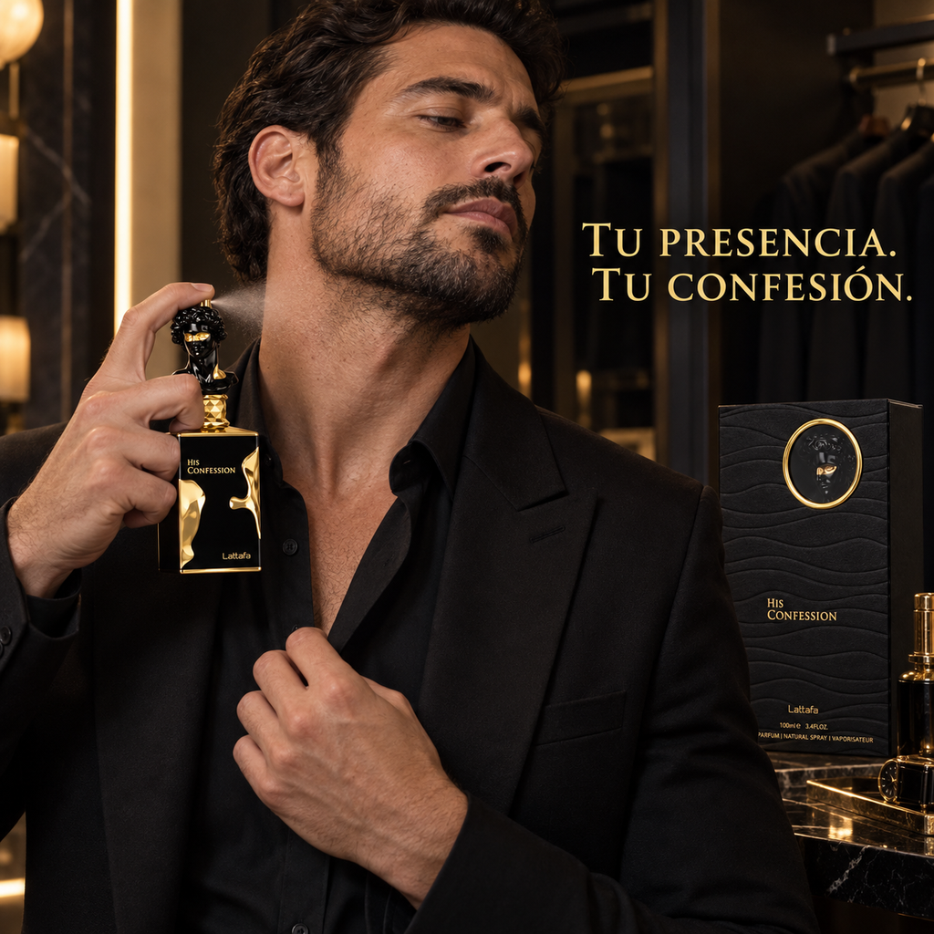 Lattafa His Confession – Perfume para hombre 100 ml